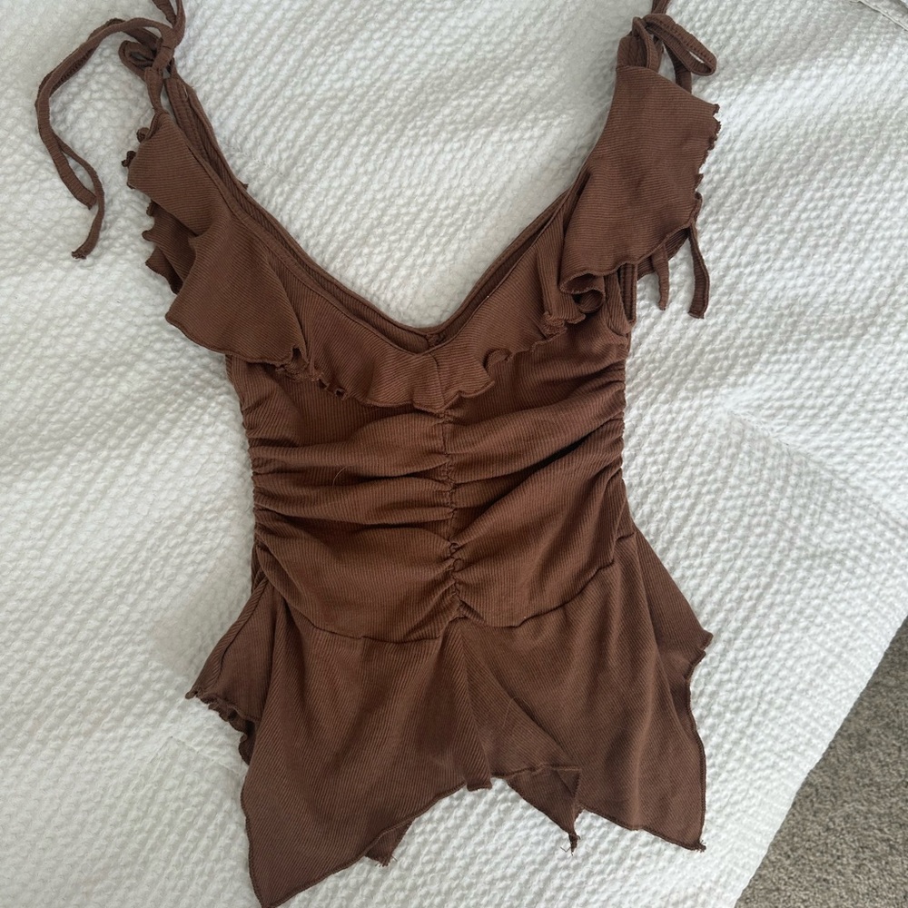 Urban Outfitters spaghetti strap fitted tank top